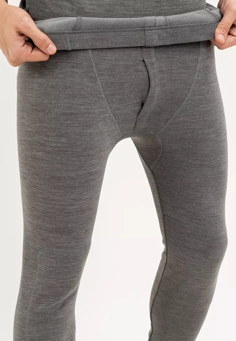 Wool Blend Double Knee Layer Thermal Bottoms