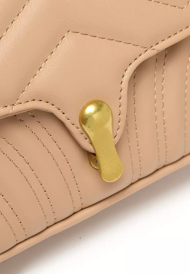 GYKACO CILLA Khaki - Tas Selempang Wanita - Fashion Sling bag (Import)