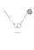 Millenne silver MILLENNE Made For The Night Links Cubic Zirconia Silver Necklace with 925 Sterling Silver 28CB2AC0166024GS_5