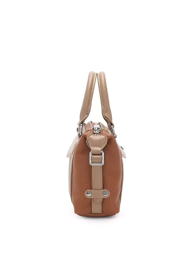 Women's Top Handle Bag / Sling Bag / Crossbody Bag / Shoulder Bag - Brown