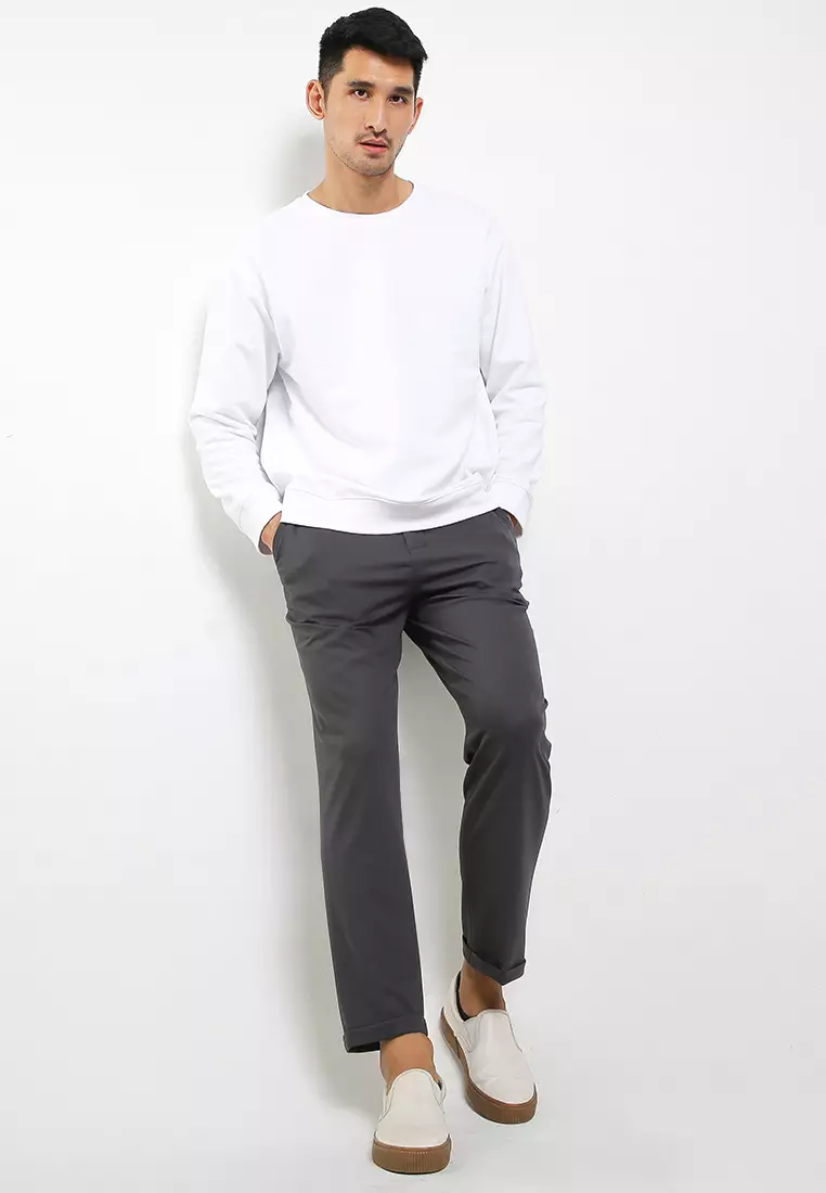 CF Ankle Drawstring Pants - Ban Karet