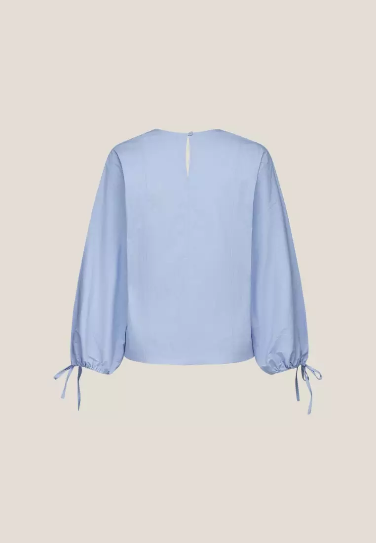 G2000 Puff Sleeve Textured Blouse