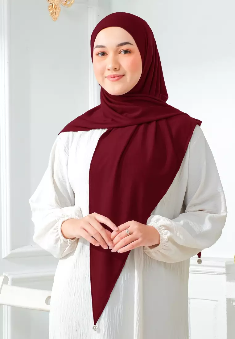 HIJAB INSTAN ZYANA - MAROON