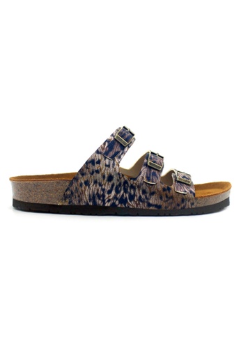 SoleSimple multi Ely - Leopard Bronze Sandals & Flip Flops 2B696SH5B72BAEGS_1