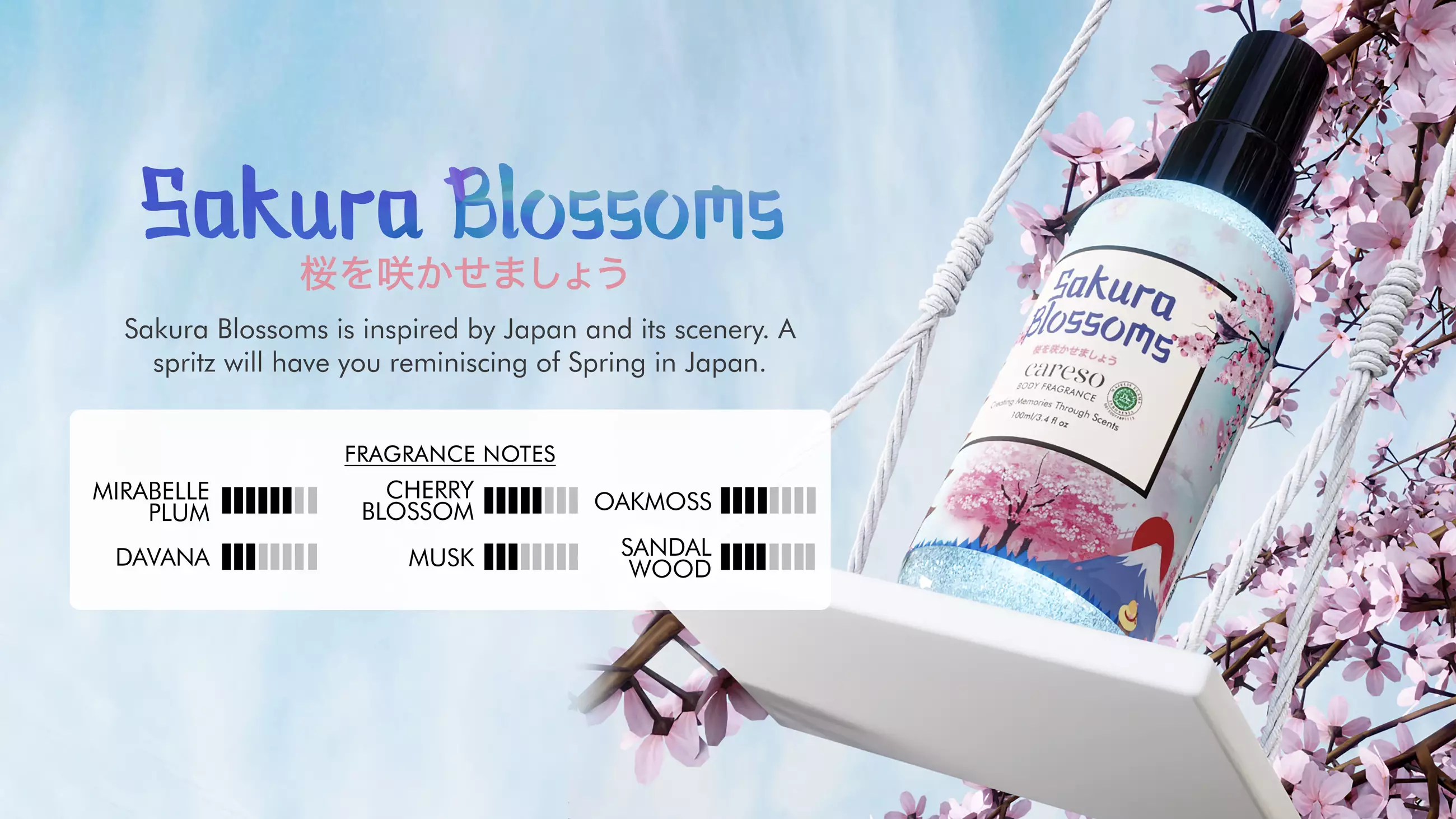 CARESO Sakura Blossoms - 100ml