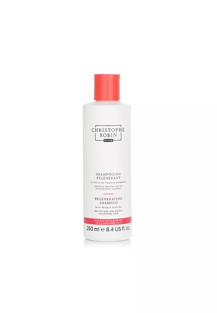 CHRISTOPHE ROBIN - Regenerating Shampoo with Prickly Pear Oil - Dry & Damaged Hair 250ml/8.4oz