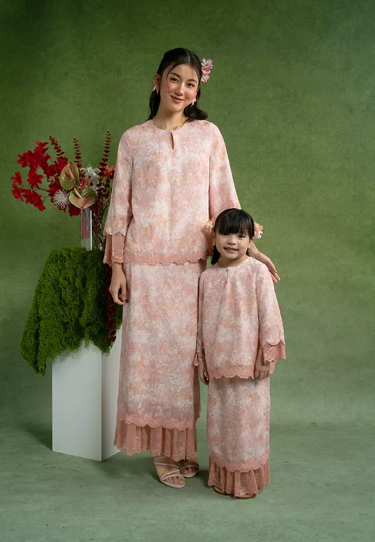 Darin Lace Top with Skirt Set