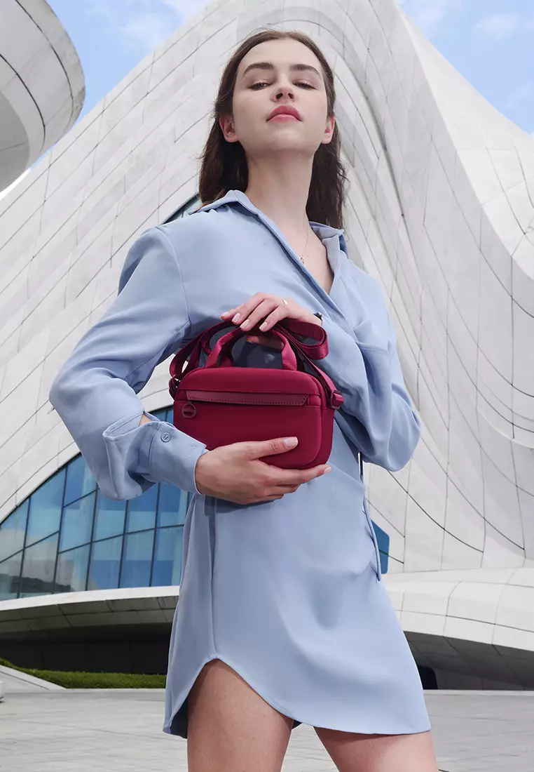 Nylon Mini Mobile Phone Bag Handbag Crossbody Sling Bag For Women