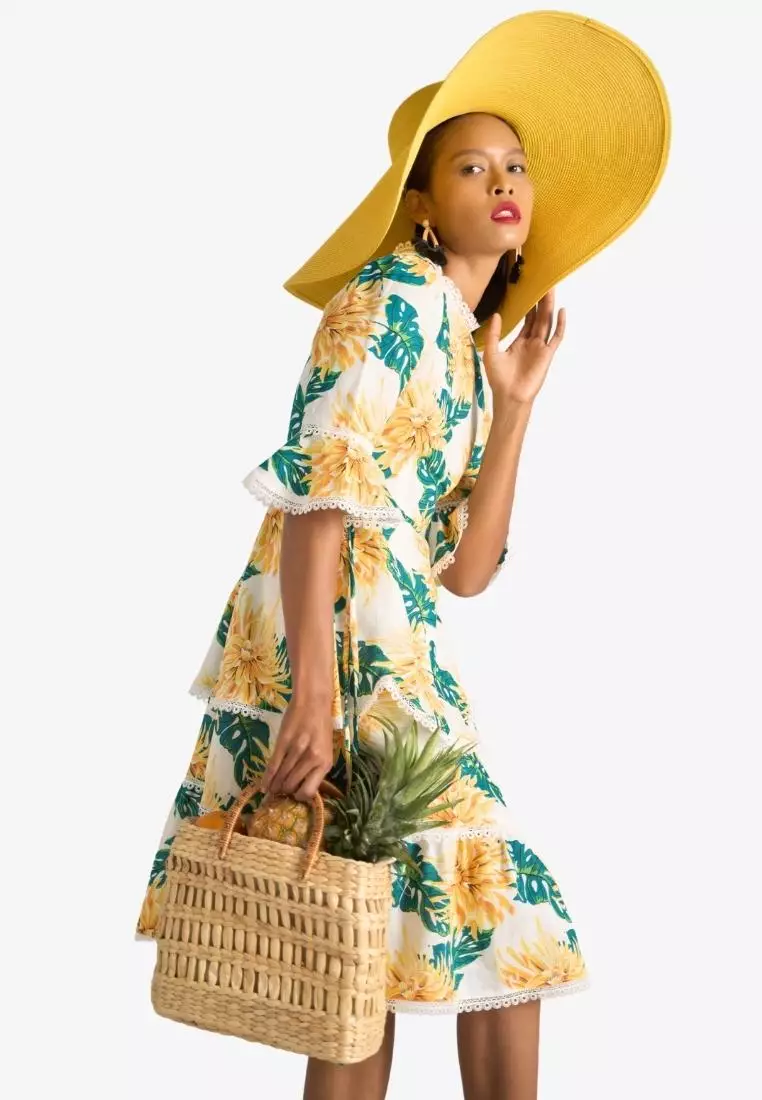 New Linen New Horizon Midi Linen Dress