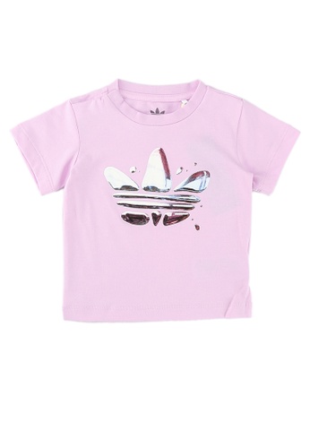 ADIDAS purple graphic logo t-shirt 346C3KABA02E61GS_1