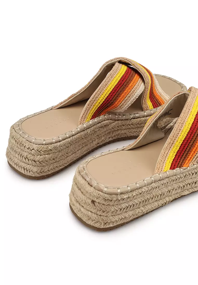 Jazlyn Flatform Crochet Mule Sandals