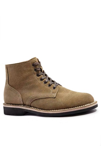 Twenty Eight Shoes brown Suede Leather Boondocker Boots CQ2007031 D8336SH483ABD1GS_1