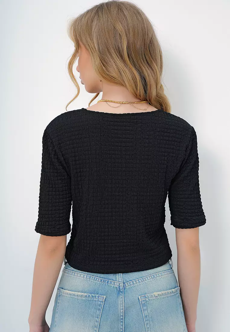 Seersucker Summer Top