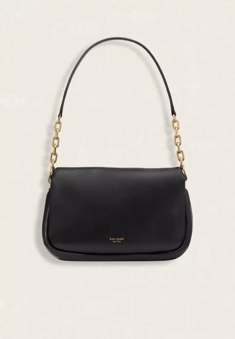 Kate Spade Dakota Puffy Leather Crossbody Black