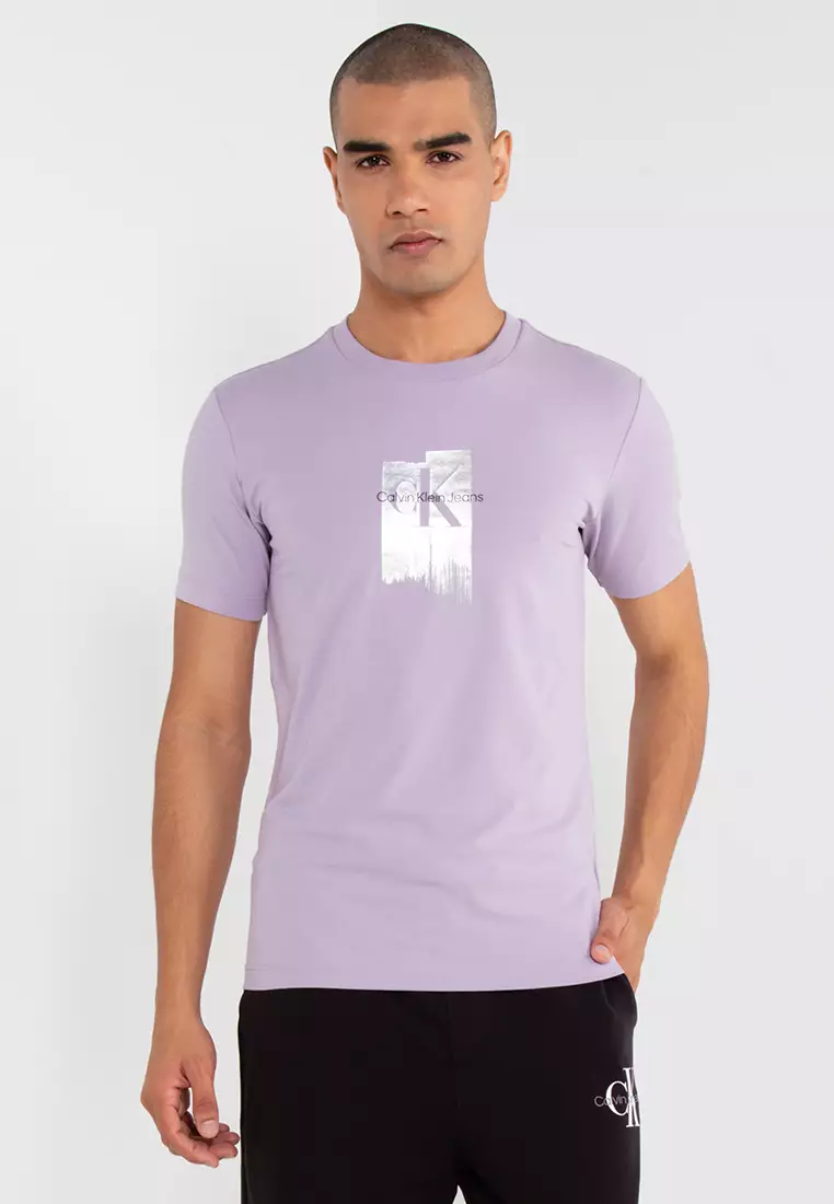 Buy Calvin Klein Jeans Flock Monogram Slim T-Shirt 