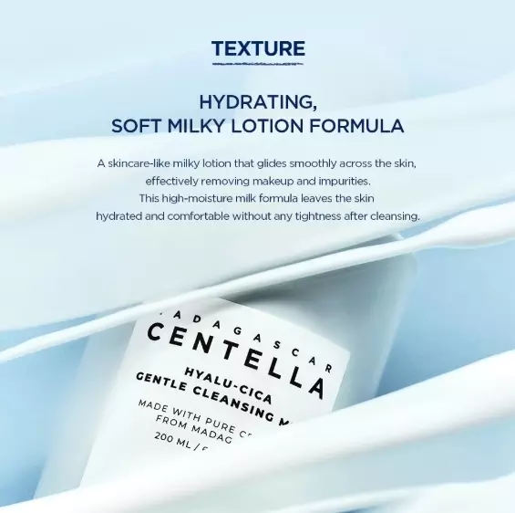 SKIN1004 Madagascar Centella Hyalu-Cica Gentle Cleansing Milk (200ml)