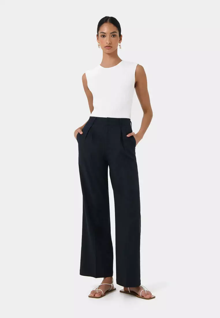 Perry Linen Tailored Pants