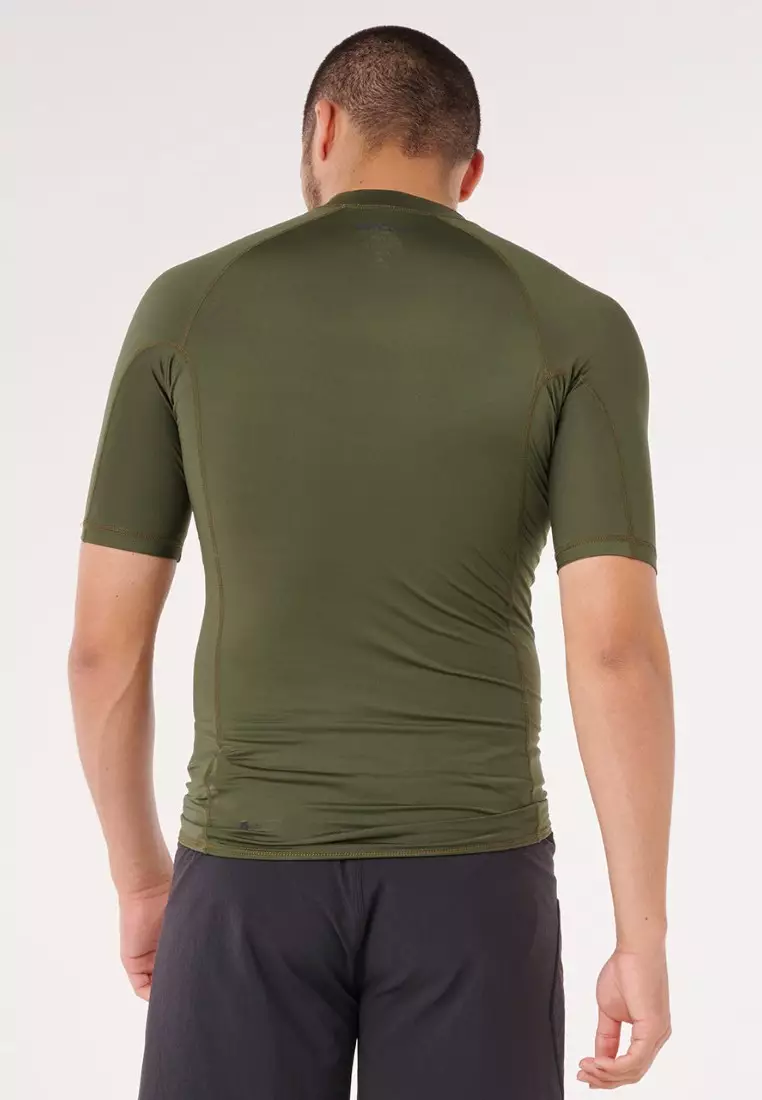 Men Waves Upf Perf S/S 16MMRV-DARK OLIVE