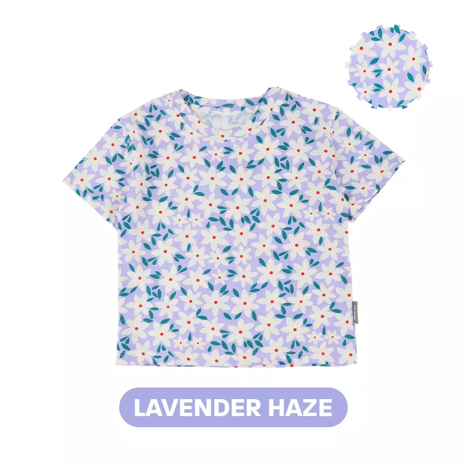 Mooi Atasan Anak Perempuan T-shirt Print - Lavender Haze