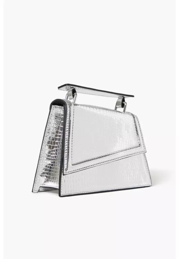 Silver clutch forever 21 store