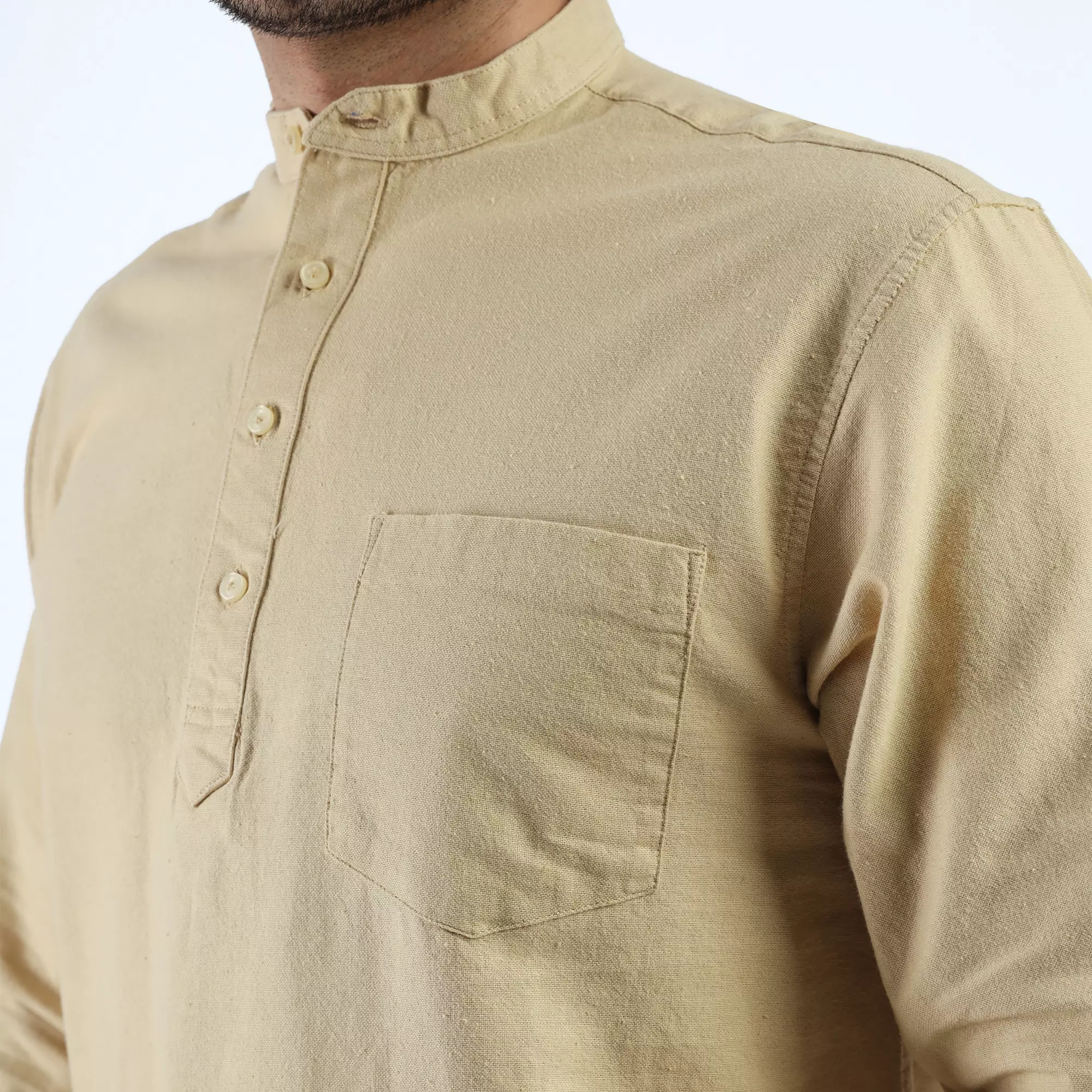 LARUSSO x RIZKY RIDHO - Koko Kurta Organic Cotton Changi - Khaki