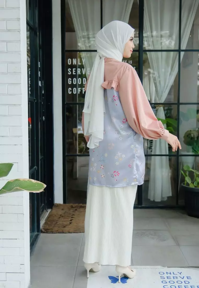 Arsera Blouse Lilac - Long Sleeve - Atasan Wanita