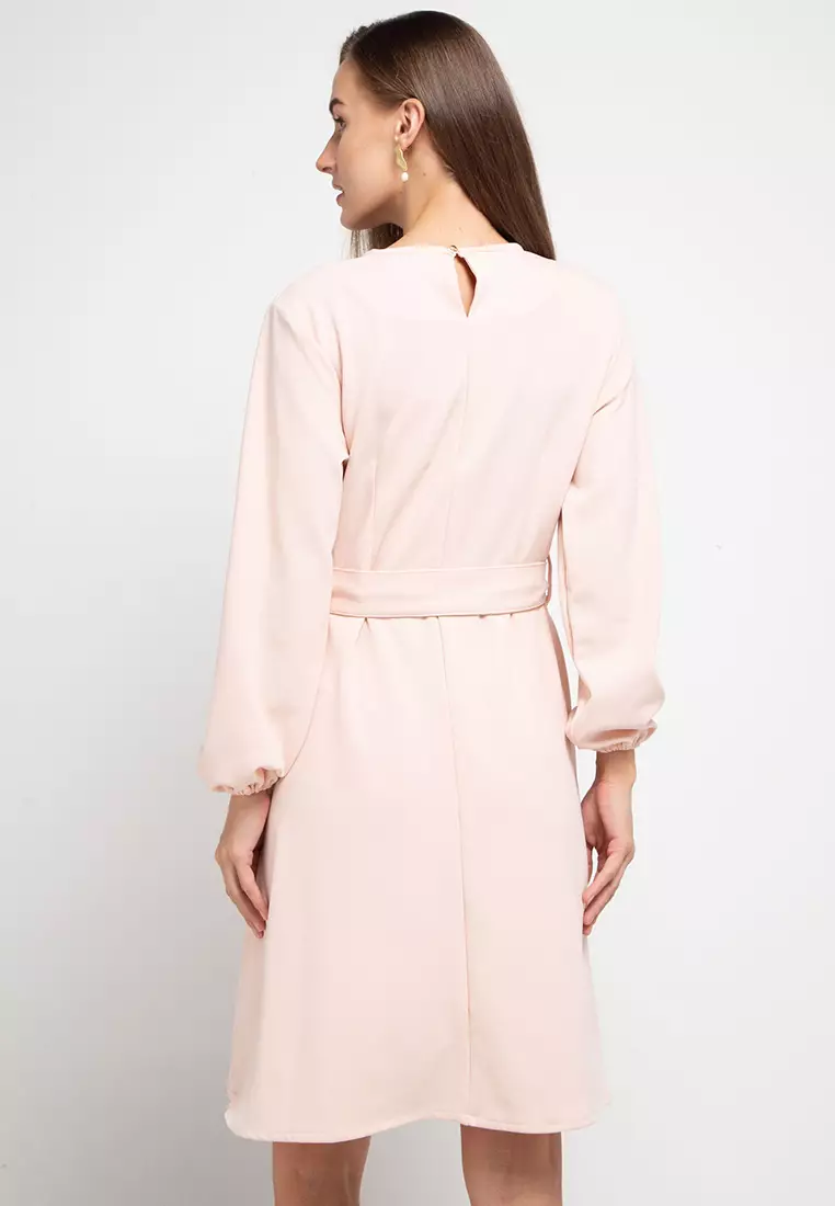 Chanira Loreta Dress-Dark Blush