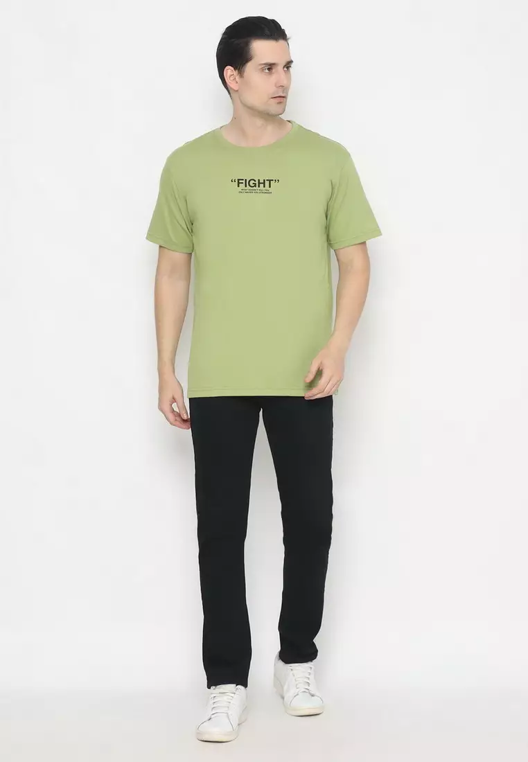 NX T-Shirt Cotton Combed Tebal Pria 207370181