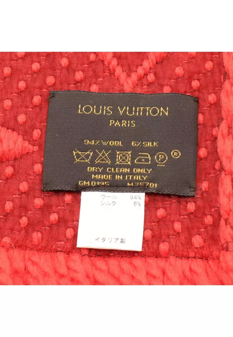 New Vuitton Logomania Red Shine Scarf - Vintage Lux