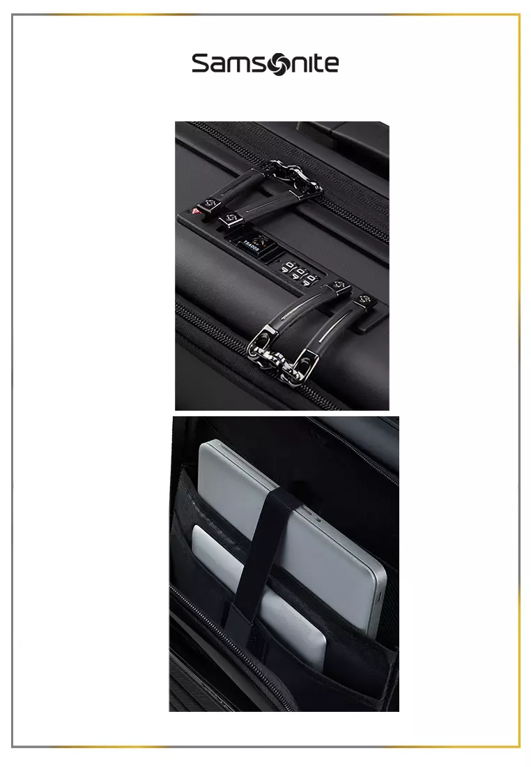 Samsonite Koper Softcase Neopod Cabin 20 Exp Easy Acc. Fl - Black