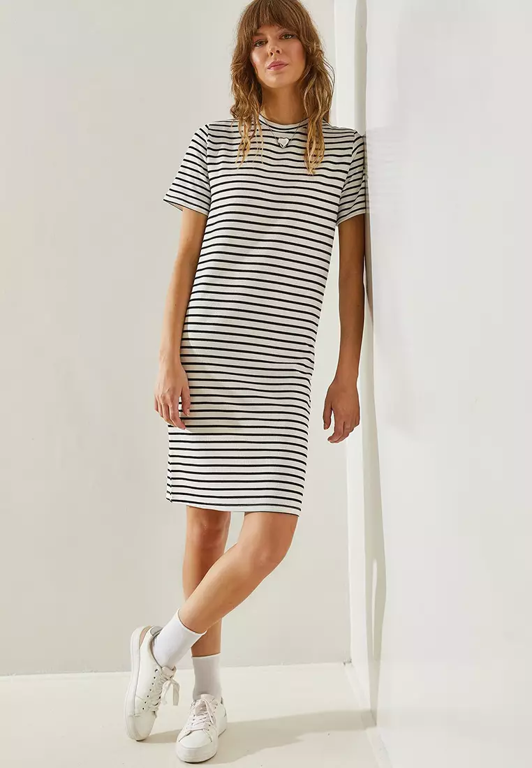Women's Striped Seersucker Dress 60251344