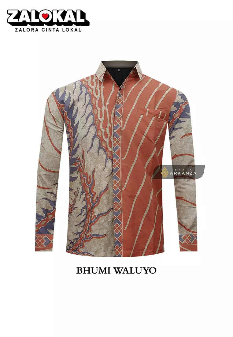 Jual Batik Arkanza Arkanza Kemeja Batik Bhumi Waluyo Original