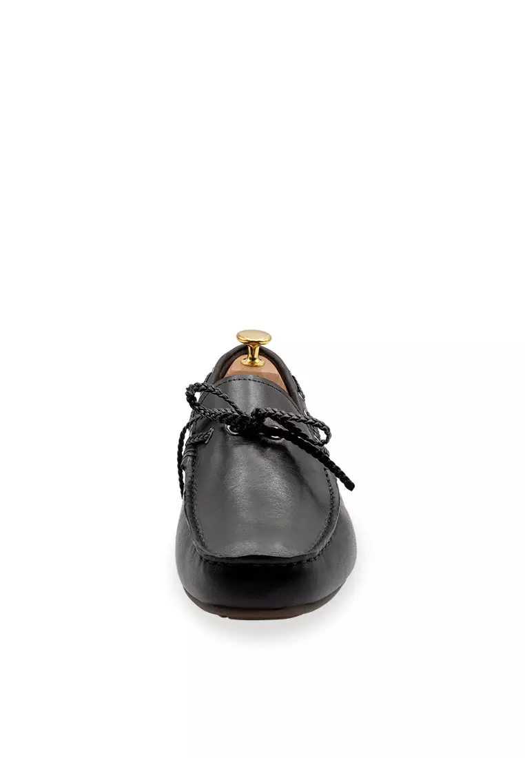 Esperanza Black Moccasins