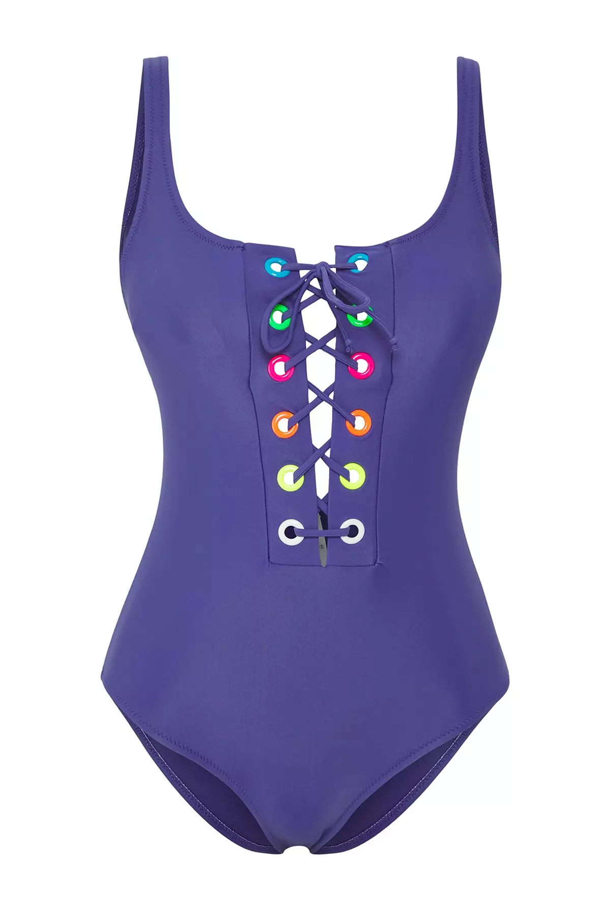 Blue Eyelet Regular Swimsuit Tbess20Ma0137