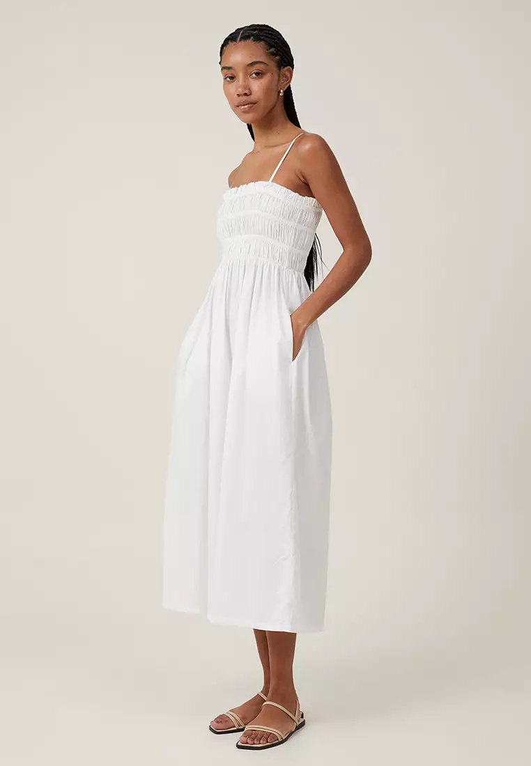 White midi dress new arrivals online