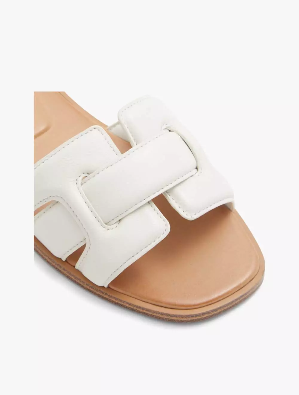 【ALDO】 ★ スライド サンダル ★ ELENAA ★ WHITE/BONE Elenaa White/Bone Women's Flats | ALDO US