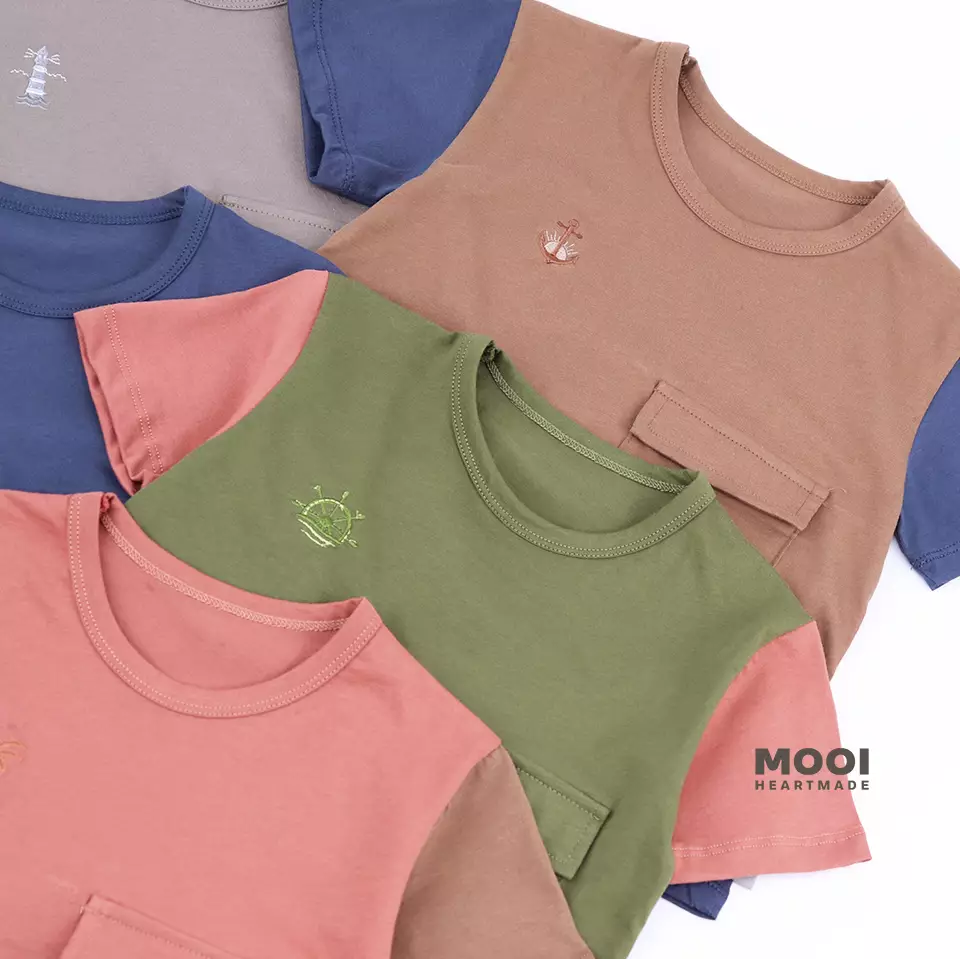 Mooi Kaos Anak Lucas Shirt - Green