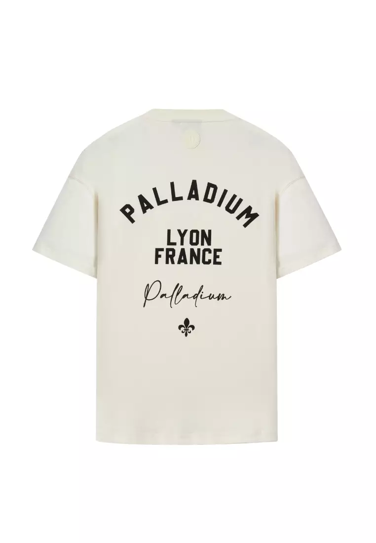 MEN'S VINTAGE PALLADIUM LOGO LOOSE FIT COTTON T-SHIRT