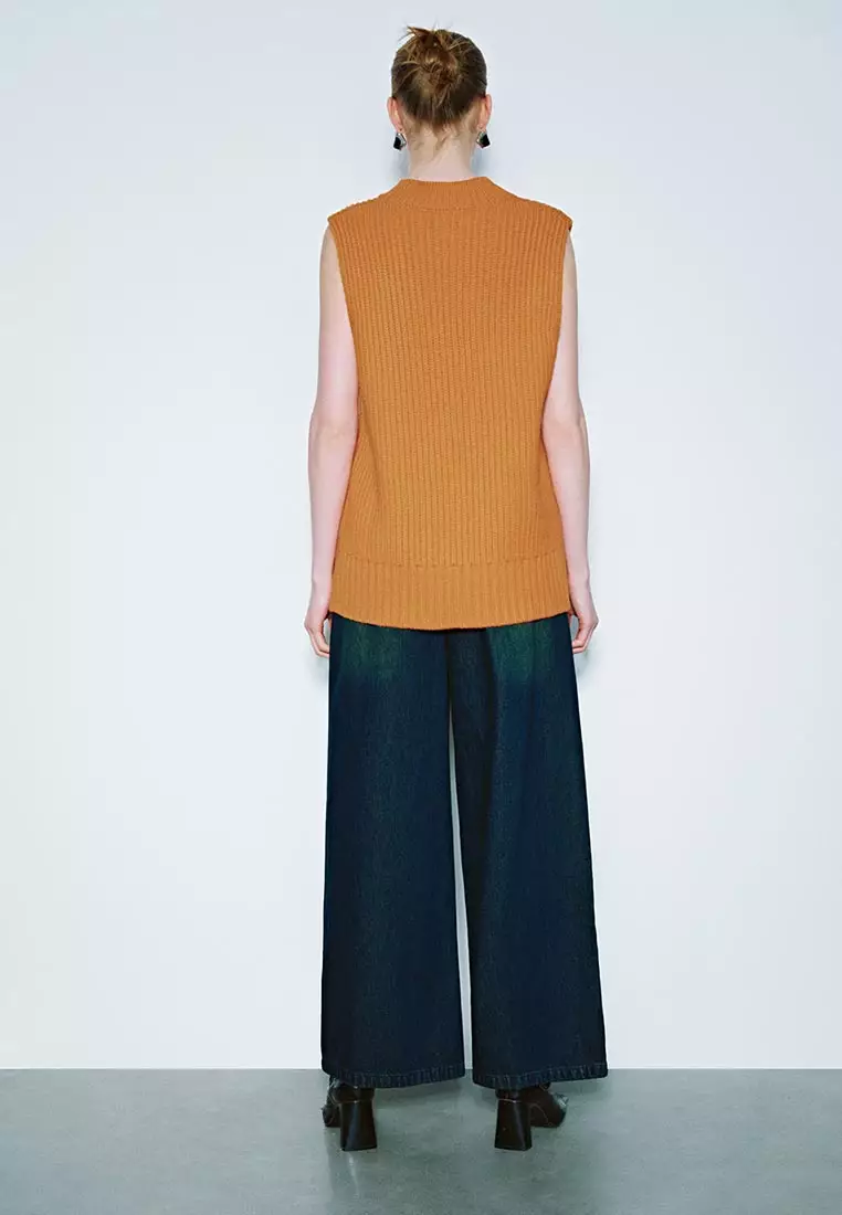High Waist Wide Leg Baggy Denim Pants