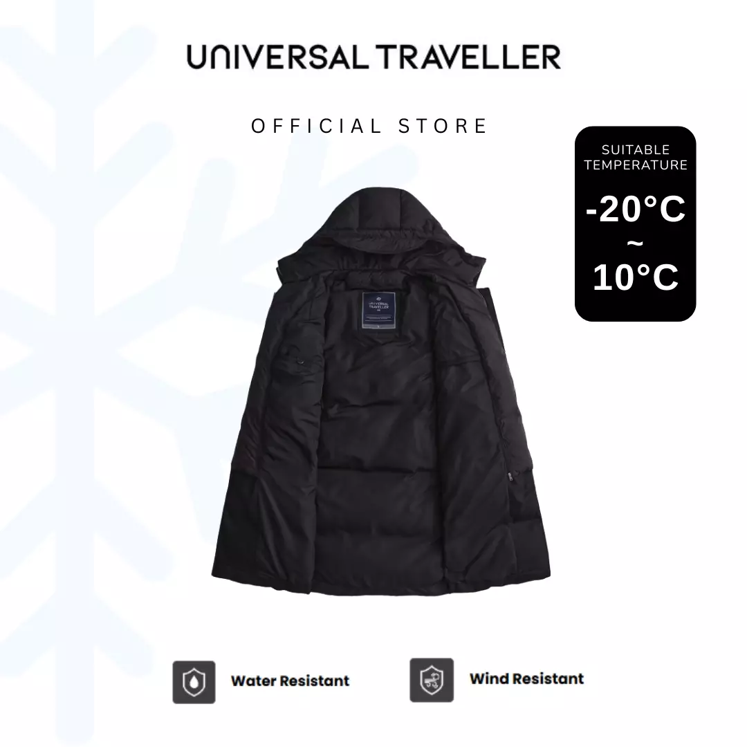 UNIVERSAL TRAVELLER DUAL STRUCTURE MID-LENGTH DOWN JACKET DJ25011