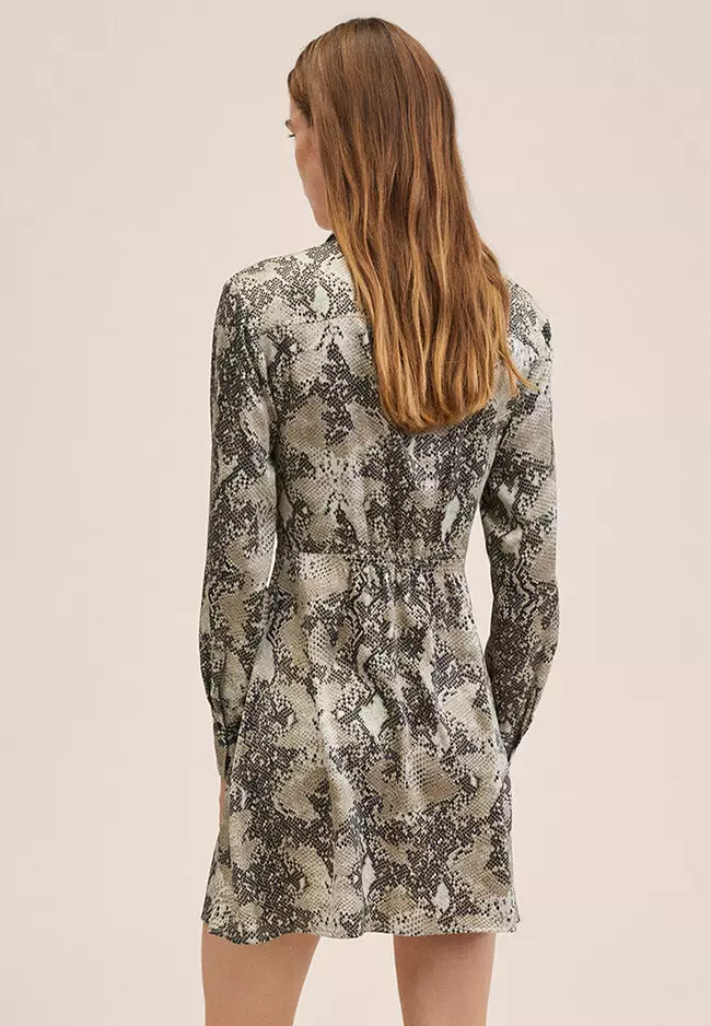 Buy Mango Animal Print Shirt Dress 2024 Online ZALORA Philippines