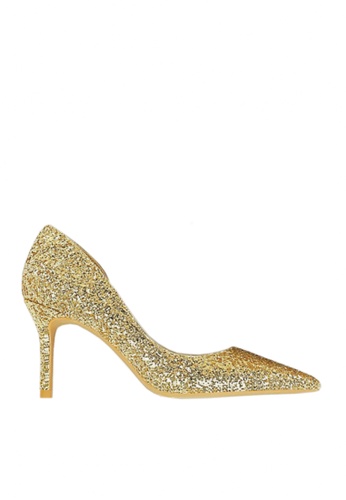 Twenty Eight Shoes gold Unilateral Open Sequins Evening and Bridal Shoes VP88621 BA682SHB10FF08GS_1