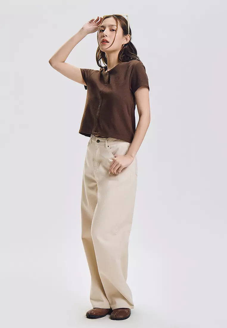 Essentials Textured Top