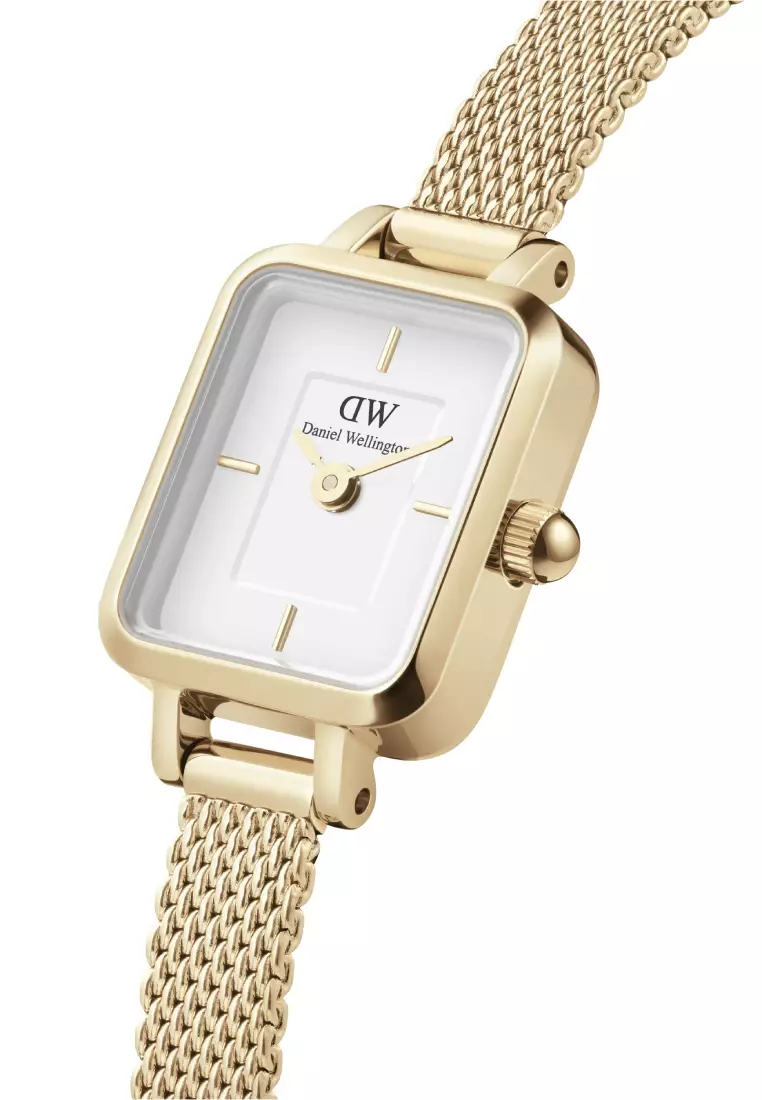 Quadro Mini Evergold Gold - Fashion Watch for women - Stainless Steel Strap Watch - Female Watch - DW Official - Authentic