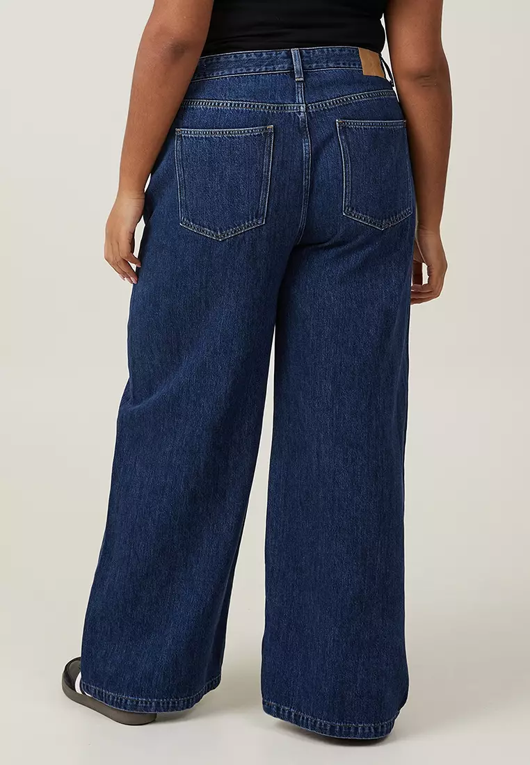 High Rise Patch Pocket Flare Jeans with Washwell™