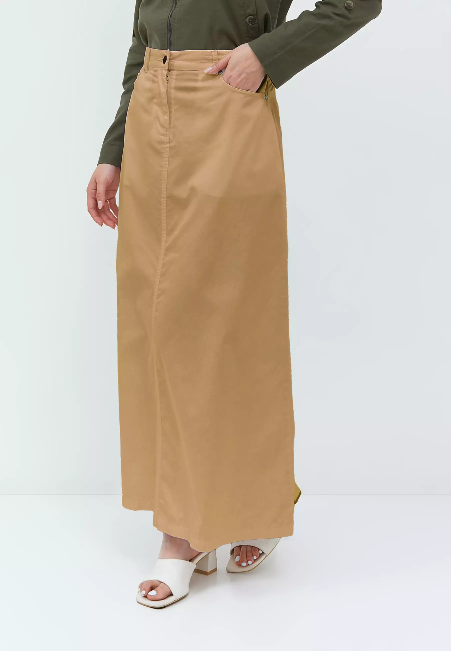 Clarisa Light Brown Skirt (G.21110)