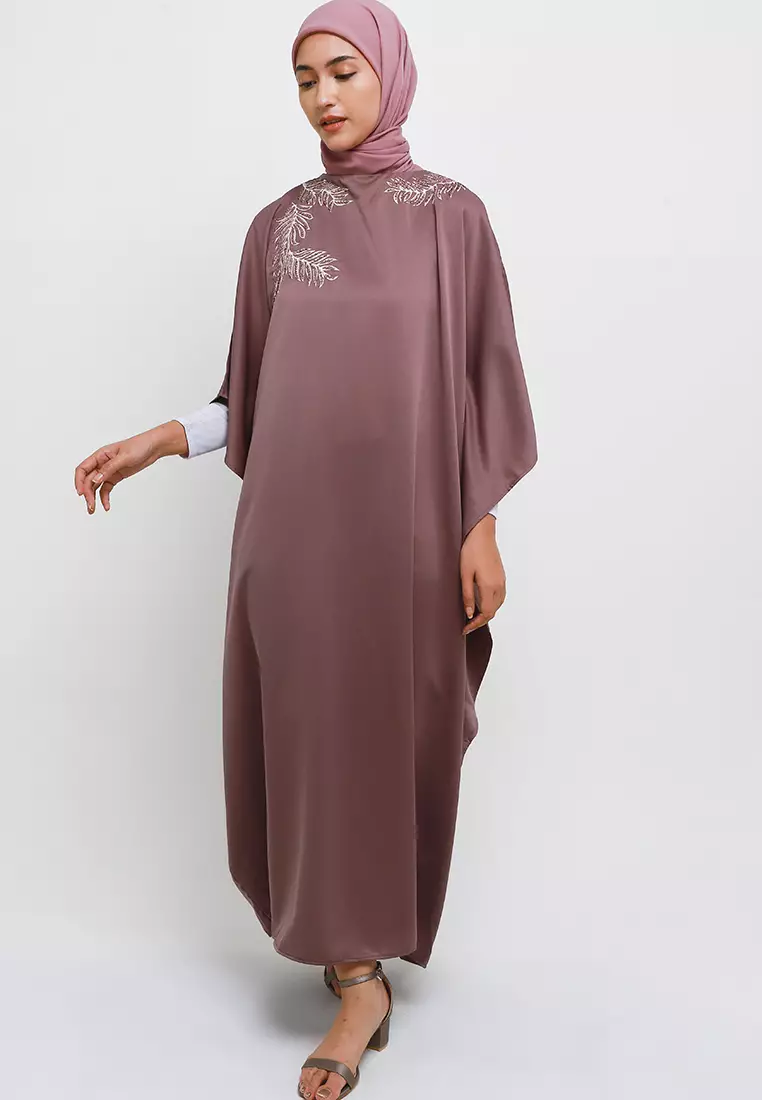 MFMW Umayyah Kaftan Ungu with Payet