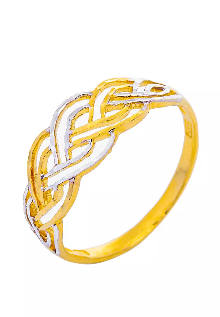 Gold online fashion rings