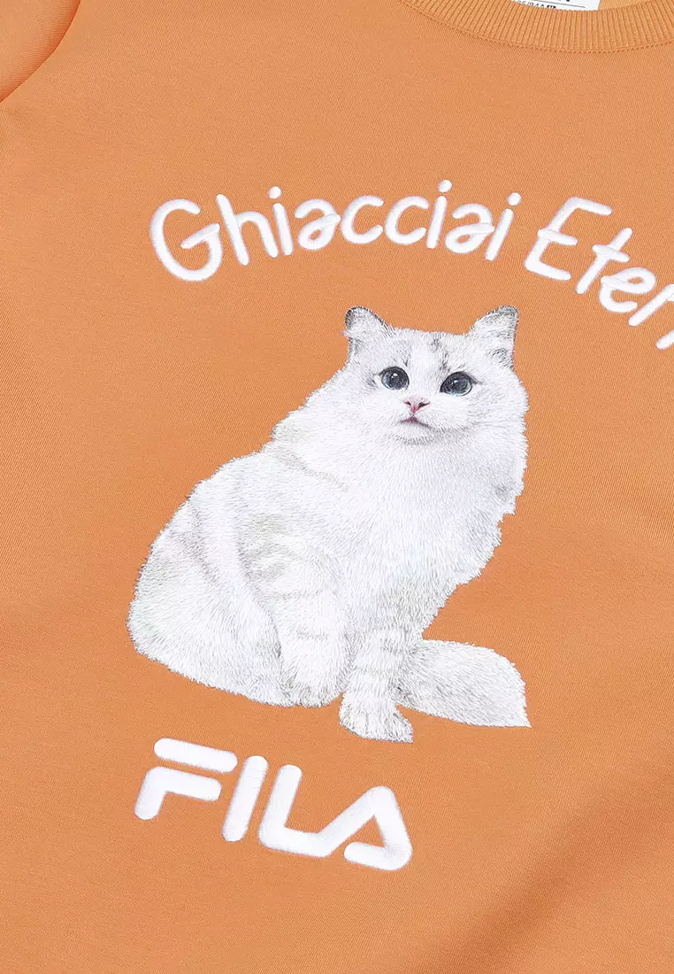 Orange fila sweater online