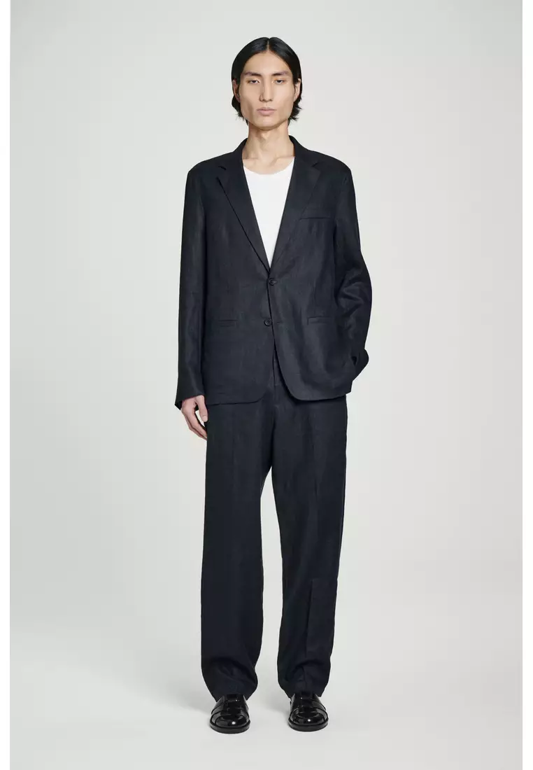 SINGLE-BREASTED LINEN BLAZER